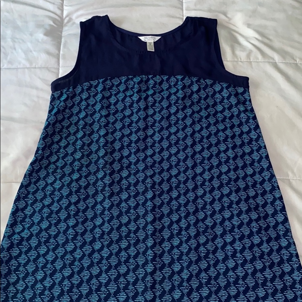 ma cherie maternity size medium shirt, blue
